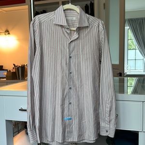 Men’s Ermenegildo Zegna Stripe Button-Down Shirt